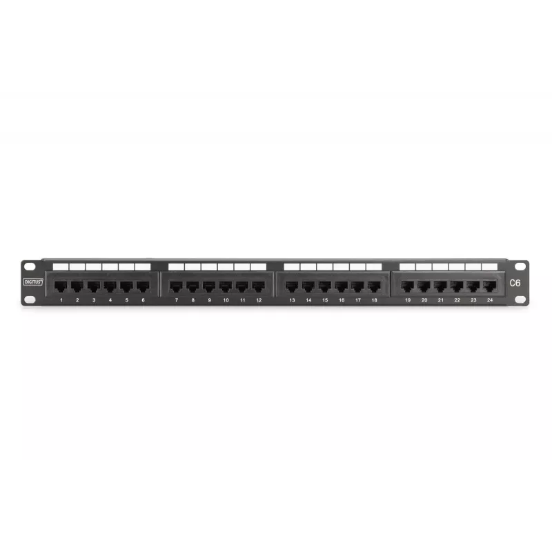 Patch panel Digitus CAT 6 não blindado DN-91624U-CR