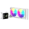 Refrigeração líquida para CPU Gamemax | GLACIER 240 LCD WH | Intel, AMD