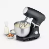 Robot de cozinha Severin KM 3898 1000 W 5,5 L preto aço escovado prateado