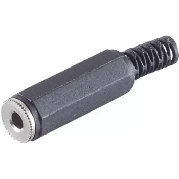 ShiverPeaks 22220519 (51310-) acoplador jack mono de 2,5 mm, de 2 polos, caixa de plástico