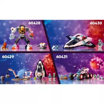 LEGO City brinquedo de construção nave espacial 60430 — 240 peças, 1 minifigura, a partir de 6 anos, 170×220×40 mm