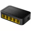 Switch de rede Cudy FS105D — 5 portas Fast Ethernet 10/100, comutação 1 Gbit/s, preto