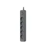 Régua de proteção contra sobretensões Power Line+ 3m Graphite (5 tomadas)