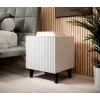 Mesa de cabeceira cama meble PAFOS 2 unid., 45x40x51 cm, branco mate, MDF/aglomerado, espessura da estrutura 16 mm