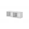 Conjunto de móveis de sala Cama ROCO 16 (RO1+RO2+RO3+RO4) branco/branco/preto