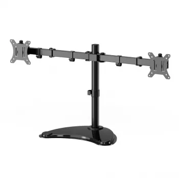 Suporte de secretária para monitor Gembird MS-D2ST-02 (rodar, inclinar, girar), 13”-32”, preto