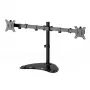 Suporte de secretária para monitor Gembird MS-D2ST-02 (rodar, inclinar, girar), 13”-32”, preto