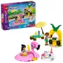 Brinquedo de construção LEGO Friends conjunto 42658 Festa na piscina com unicórnio e flamingo, figuras e acessórios