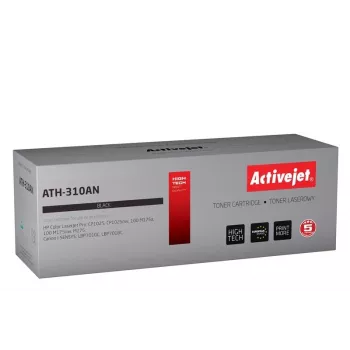 Toner Activejet ATH-310AN (substituto do Canon, HP 126A CRG-729B, CE310A; Premium; 1200 páginas; preto)