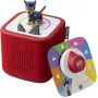 Toniebox 2 vermelho conjunto de brincar Paw Patrol Chase, altifalante
