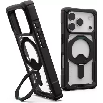 Capa UAG Urban Armor Gear Plasma XTE MagSafe Kickstand | Apple iPhone 17 Pro | preto/transparente | 11452711404G (11452711404G)