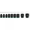 Conjunto de chaves de impacto Bosch Powertools PRO 1/2 polegadas 9 peças, preto