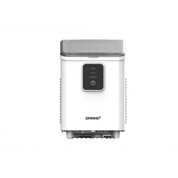 Máquina de gelo portátil PRIME3 SIM31 — depósito de 1,7 L, 12 kg/24h, 120 W, R600A, prateado