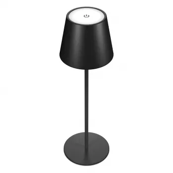 RealPower TableLight 360 3W candeeiro de mesa LED preto IP44