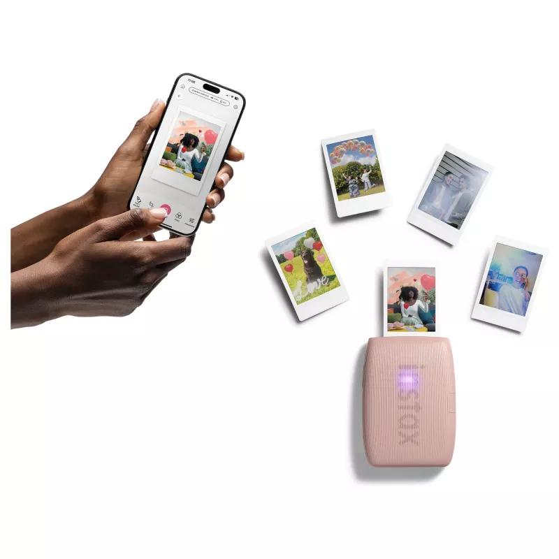 Impressora fotográfica Fujifilm Instax Mini Link 3 rosa Bluetooth impressora instantânea portátil