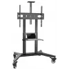 Suporte de TV móvel ONKRON TS1871-B para televisores 55–90 polegadas, preto, altura ajustável, rodas