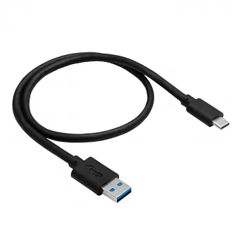 Akyga AK-USB-24 Cabo USB 3.1 Type-A para Type-C, 0,5 m, preto