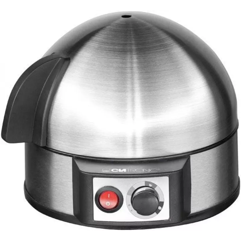 Clatronic EK 3321 Cozedor de ovos 7 ovos 400 W preto, aço inoxidável