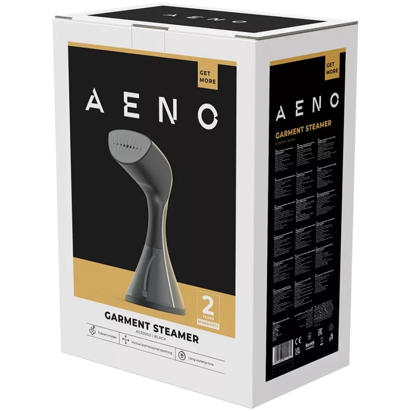 Vaporizador de mão AENO GS3, 1500 W, depósito de água removível, 3 modos de vapor