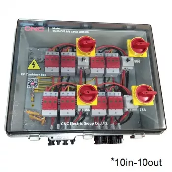 Caixa combinadora PV CNC NV822553 DC 10-in 10-out IP66
