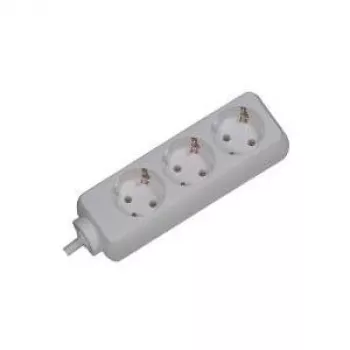 Extensão elétrica Bachmann SELLY 1,5 m 3 tomadas AC branco