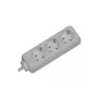 Extensão elétrica Bachmann SELLY 1,5 m 3 tomadas AC branco