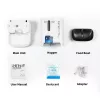 Comedouro automático PETKIT YumShare Dual-hopper 2 com câmara, capacidade de 5 L, ABS e aço inoxidável 304, branco