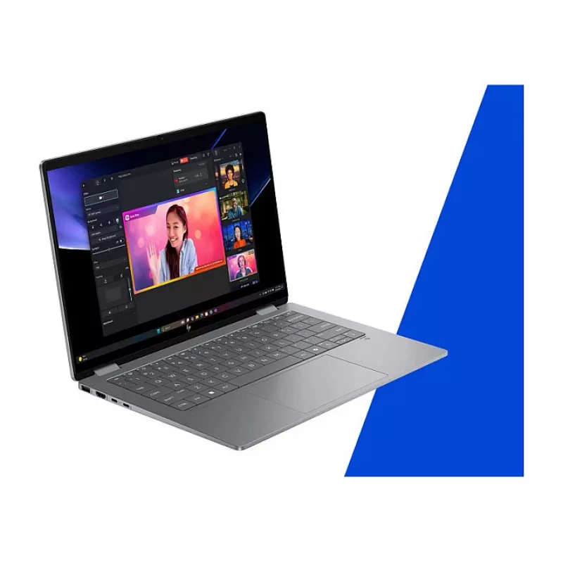 Portátil HP OmniBook X Flip Next Gen AI 14-fm0056ng - design flip - Intel Core Ultra 5 226V / 2,1 GHz - Win 11 Home - Arc Graphics 130V - 16 GB RAM - 512 GB SSD NVMe - 35,6 cm (14 inch)