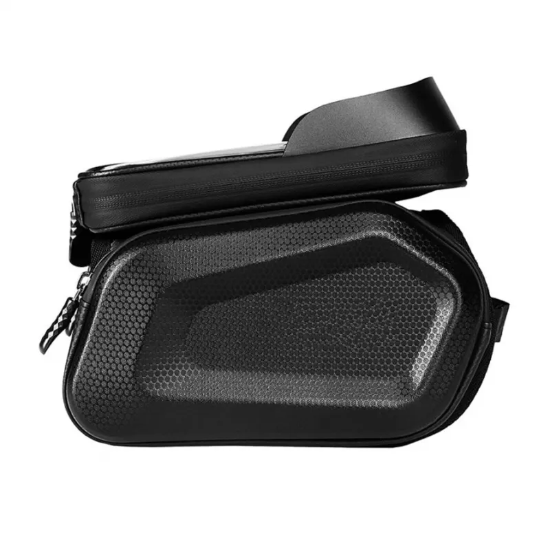 Extralink Bolsa de bicicleta, bolsa de quadro impermeável com capa para telemóvel