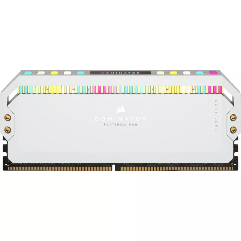 DIMM 64 GB DDR5-5200 2x 32 GB kit duplo branco Dominator Platinum RGB INTEL XMP