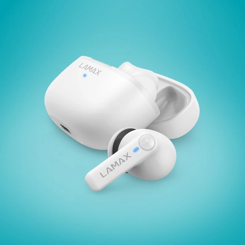 LAMAX Electronics Clips1 Play headset sem fios in-ear chamadas/música USB Type-C Bluetooth – headset – sem fios