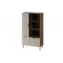 Estante Cama Meble ALMERA Cama 4, nogueira/cashmere, 90×42×165 cm