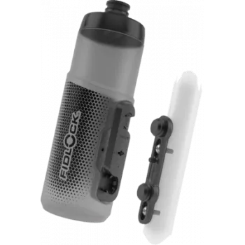 Garrafa para bicicleta FIDLOCK TWIST 600 ml polipropileno preto cinzento