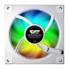 Ventoinha de refrigeração Darkflash DM20 branca 120mm 3 pinos para caixa de PC e refrigeração de CPU