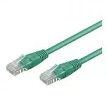 Wentronic Goobay cabo de rede CAT 6, U/UTP, verde, 5 m - mistura de cobre CCA (68420)