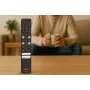 Comando à distância universal SAVIO RC-15 para TCL SMART TV, IR sem fios, preto, alcance 10 m