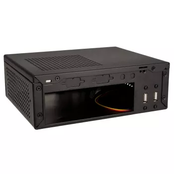 Caixa Mini-STX Akasa Cypher ST V2 Preta para unidades de 2,5 polegadas