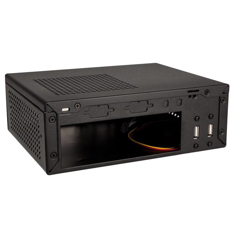 Caixa Mini-STX Akasa Cypher ST V2 Preta para unidades de 2,5 polegadas