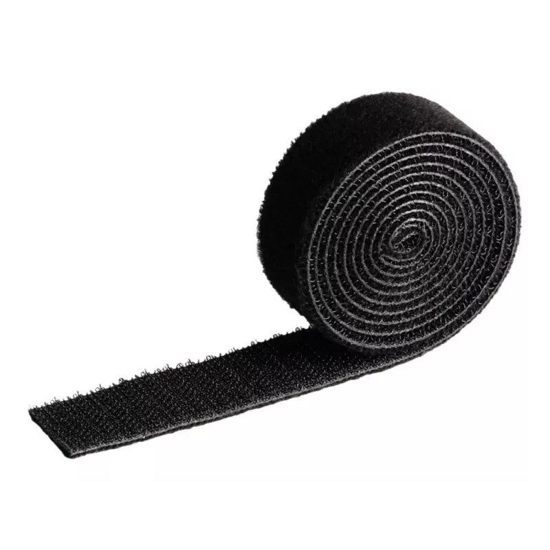 Abraçadeiras Durable Cavoline Grip 20 com fecho de velcro preto 503201
