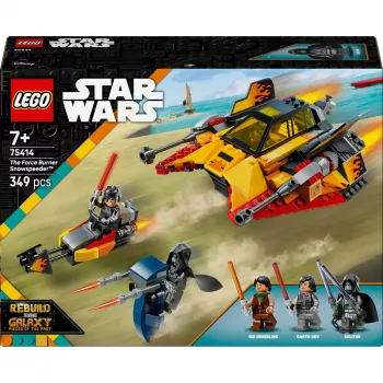 LEGO Star Wars Flame Speeder 75414 conjunto de veículo de neve – 349 peças, 3 minifiguras, idade 7+