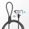 Cabo de segurança LogiLink NBS012 preto prateado