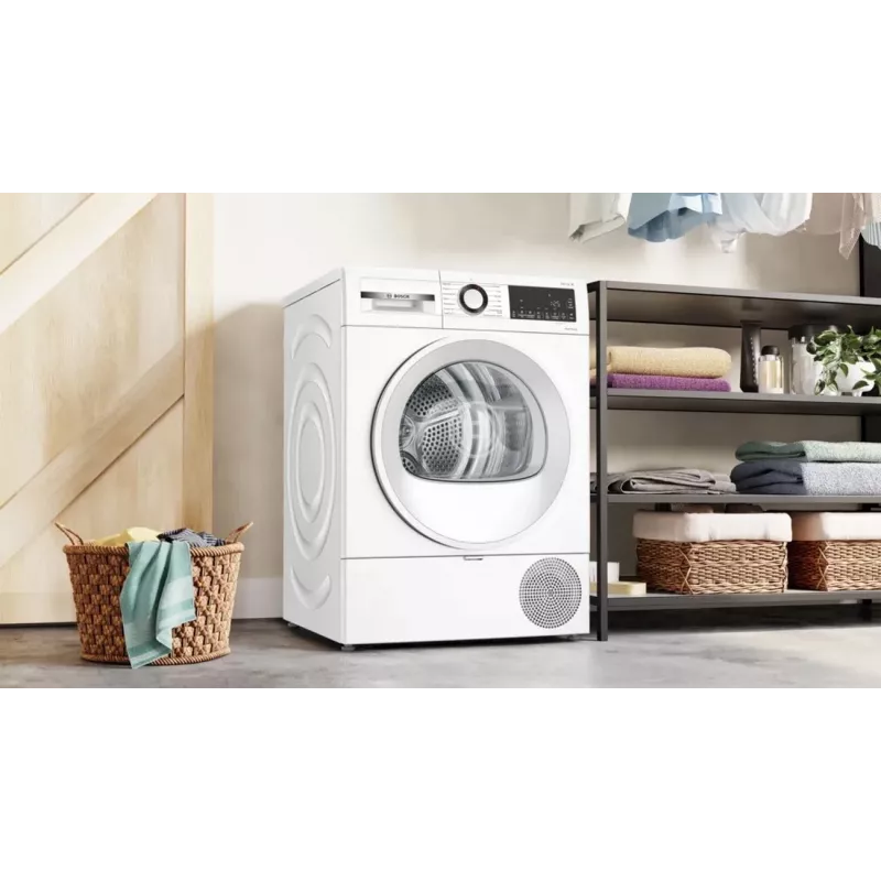 Máquina de secar roupa com bomba de calor Bosch WQG2320LSN 8 kg branca