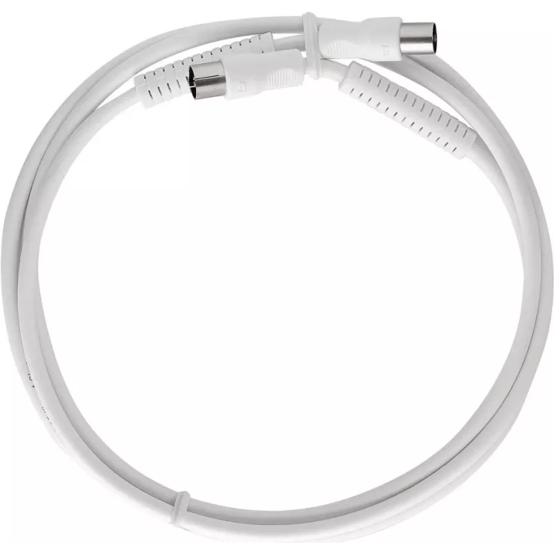 Cabo coaxial Axing BAK99200 branco