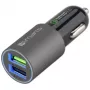 Carregador de telemóvel 4smarts 464458 preto cinzento para automóvel