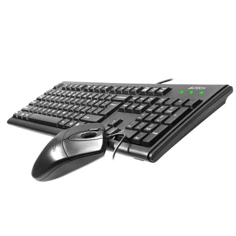 A4Tech KM-72620D - conjunto teclado e rato - USB - US - preto