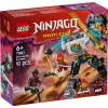 LEGO NINJAGO conjunto 71827 Mech de combate do Zane, 92 peças, 2 minifiguras, altura 100 mm, idade 6+