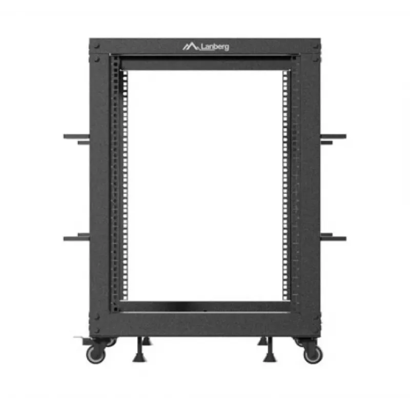 Rack autónomo Lanberg OR01-6115-B 15U preto capacidade 600 kg