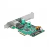 Placa PCI Express x1 DeLOCK RTL8125 2.5 Gigabit LAN PoE+