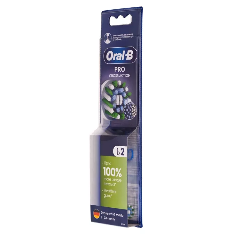 Cabeças de escova Oral-B EB50RX-2 CrossAction, 2 unid.