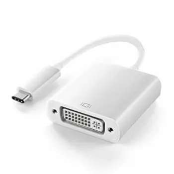 Adaptador USB-C para DVI extra digital DV00DV4063 com cabo de 15 cm, saída de vídeo para dispositivos USB-C